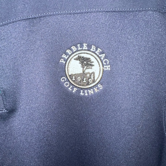 Men's Nike Golf Pebble Beach 1/4 Zip Dri Fit - Picture 2 of 5